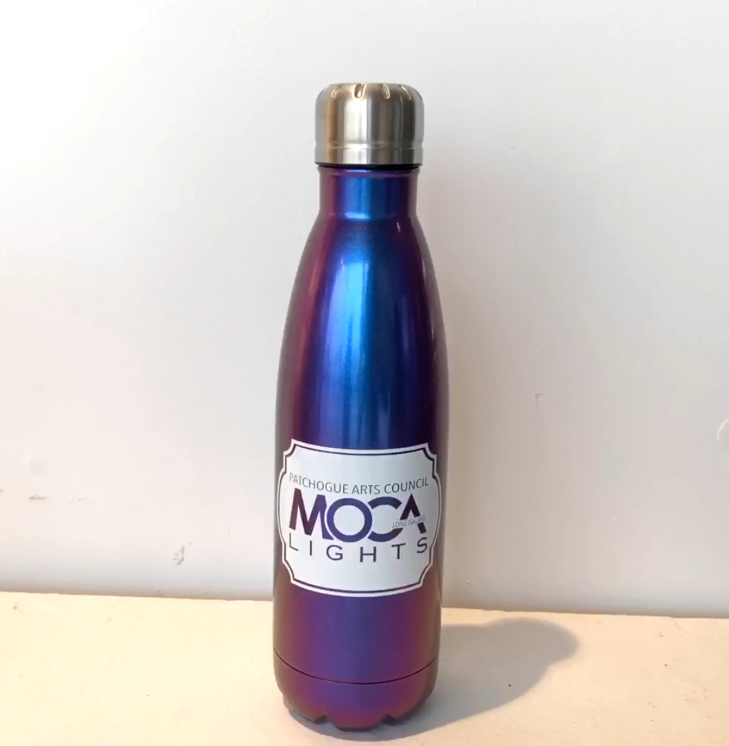 Blue Purple Bottle Front